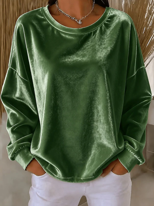 Olivia | Women's Relaxed Long Sleeve Blouse