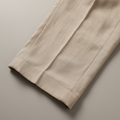 Florian | Men's Straight Leg Linen Trousers
