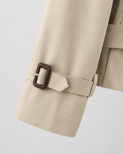 Eloise | Women's Cropped Trench Jacket