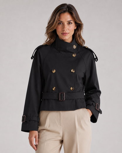 Eloise | Women's Cropped Trench Jacket