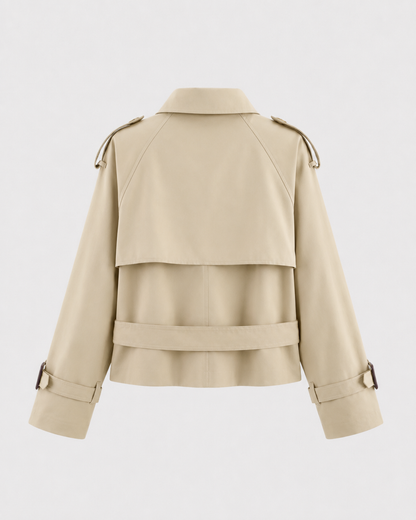 Eloise | Women's Cropped Trench Jacket