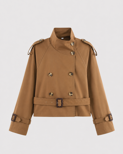Eloise | Women's Cropped Trench Jacket