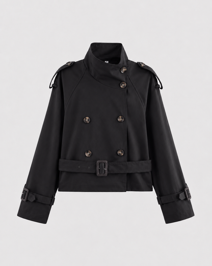 Eloise | Women's Cropped Trench Jacket