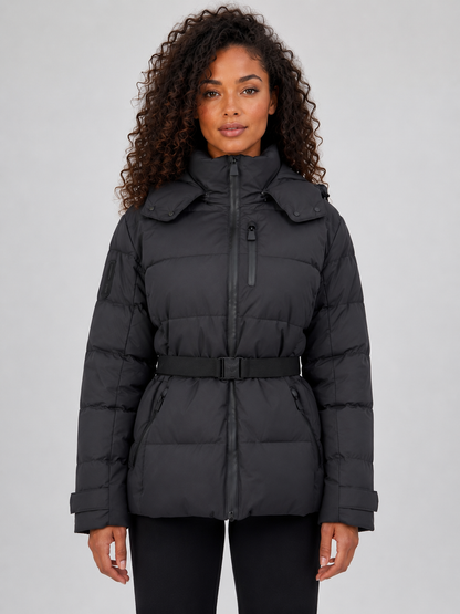 Thomasina | Women's Quilted Belted Puffer Jacket