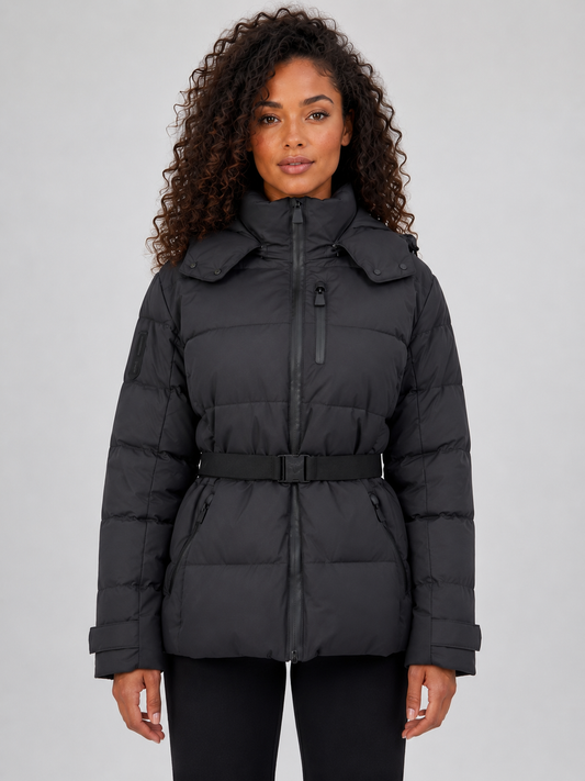 Thomasina | Women's Quilted Belted Puffer Jacket