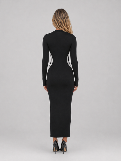 Armande | Women's Bodycon Long Sleeve Maxi Dress