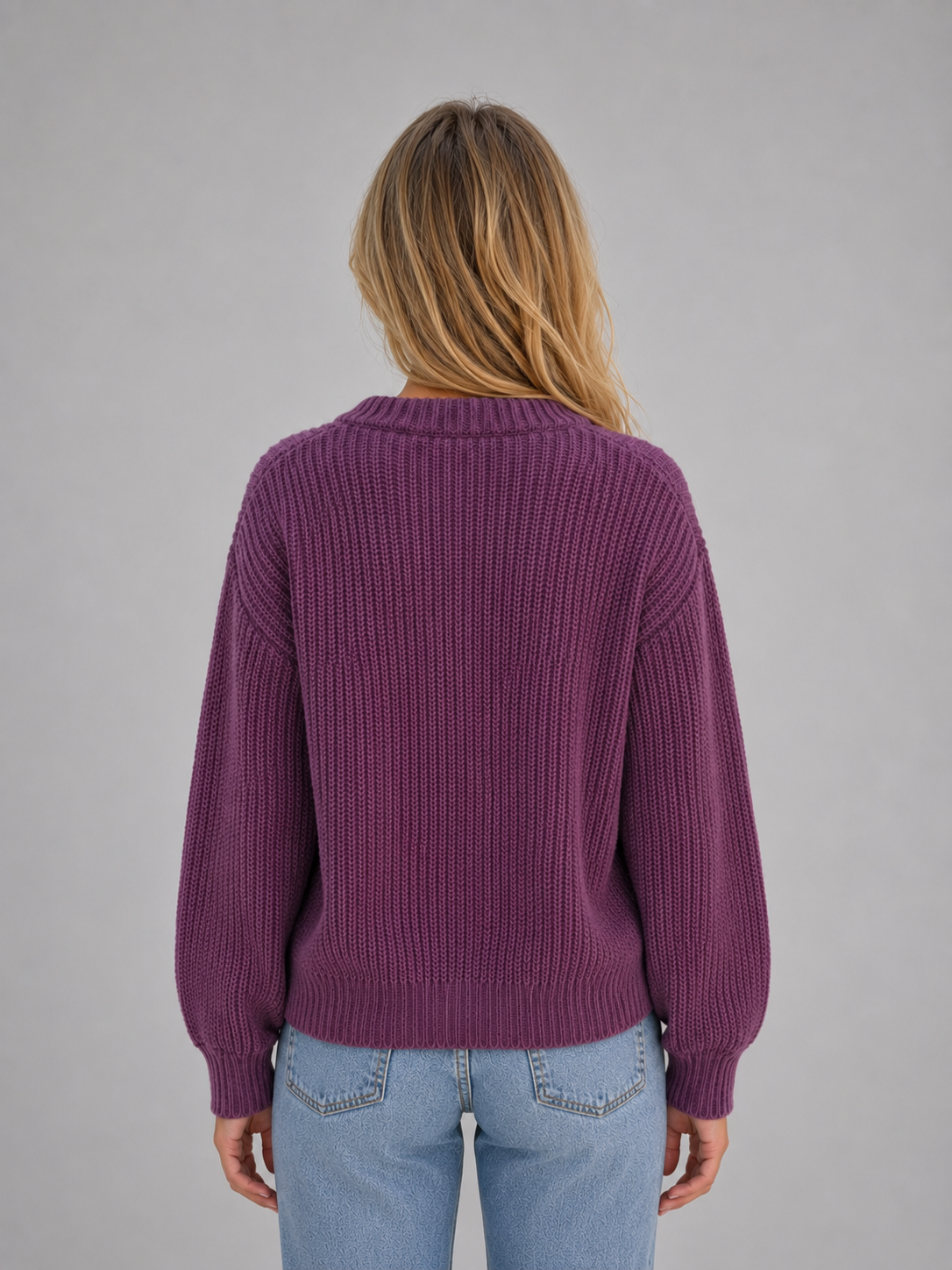 Wynne | Women's Chunky Knit Button Cardigan