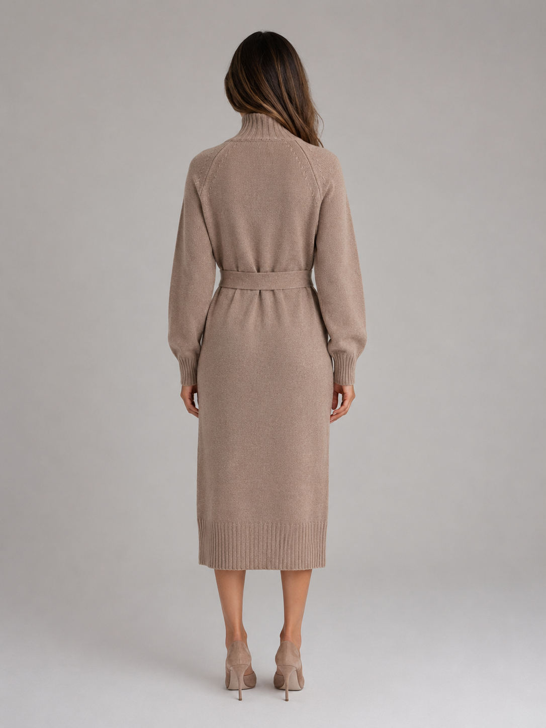 Bellamy | Women's Cotton Roll Neck Jumper Dress