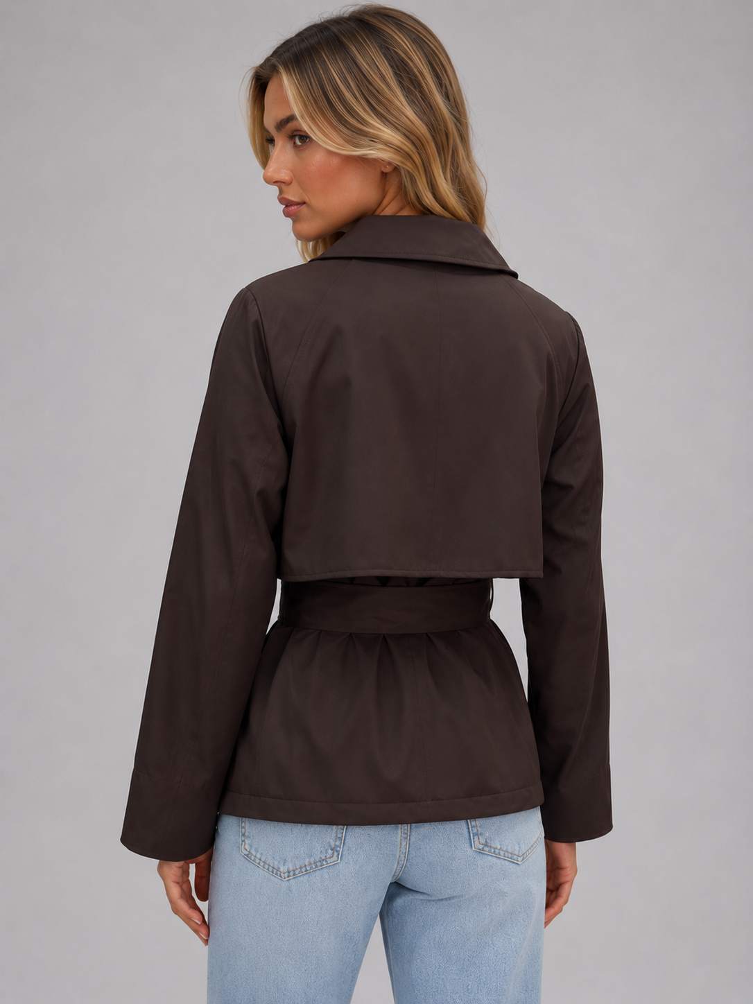 Bess | Women's Cropped Trench Jacket