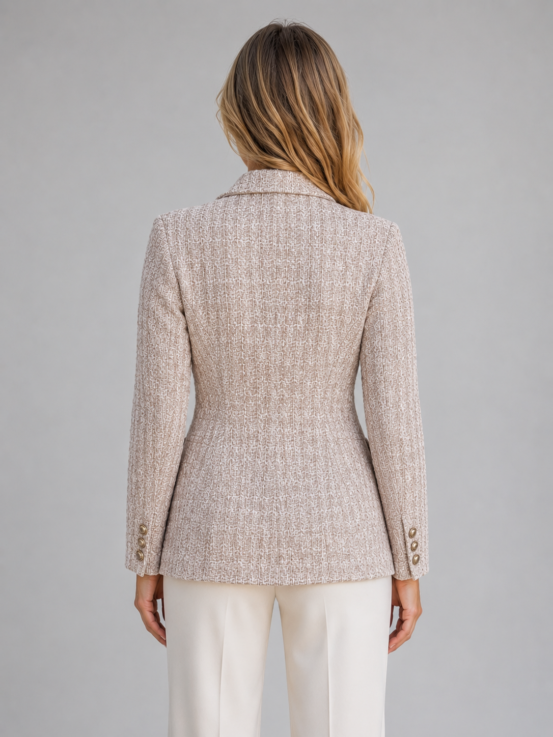 Louisa | Women's Double-Breasted Tweed Blazer
