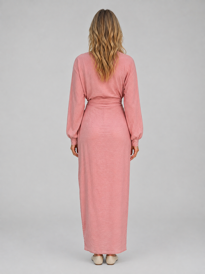 Alessandra | Women's Wrap V-Neck Maxi Dress