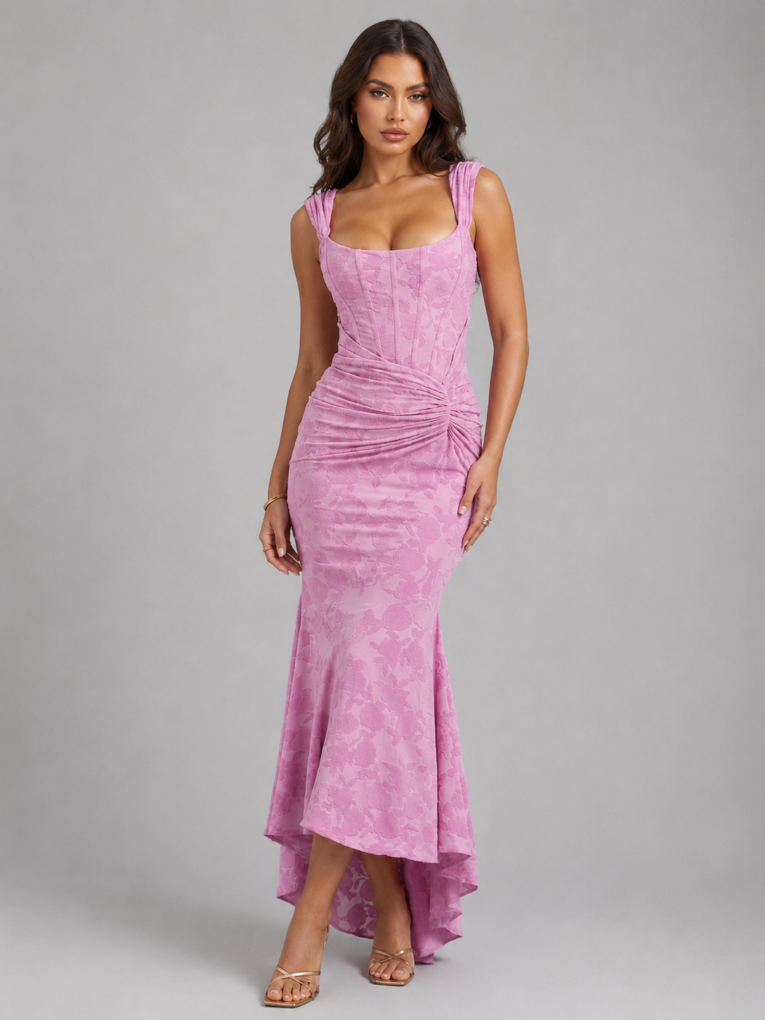 Sienna | Women's Floral Corset Maxi Dress