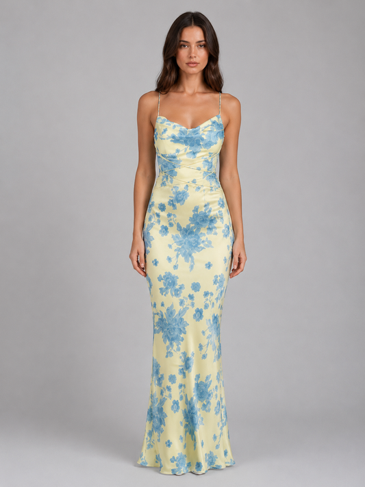 Marigold | Women's Floral Maxi Dress