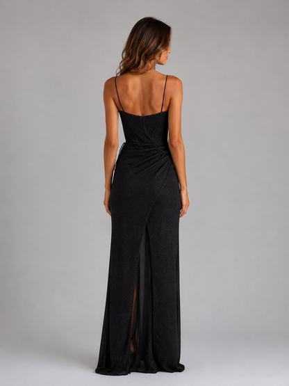 Ashling | Women's Glitter Corset Evening Dress