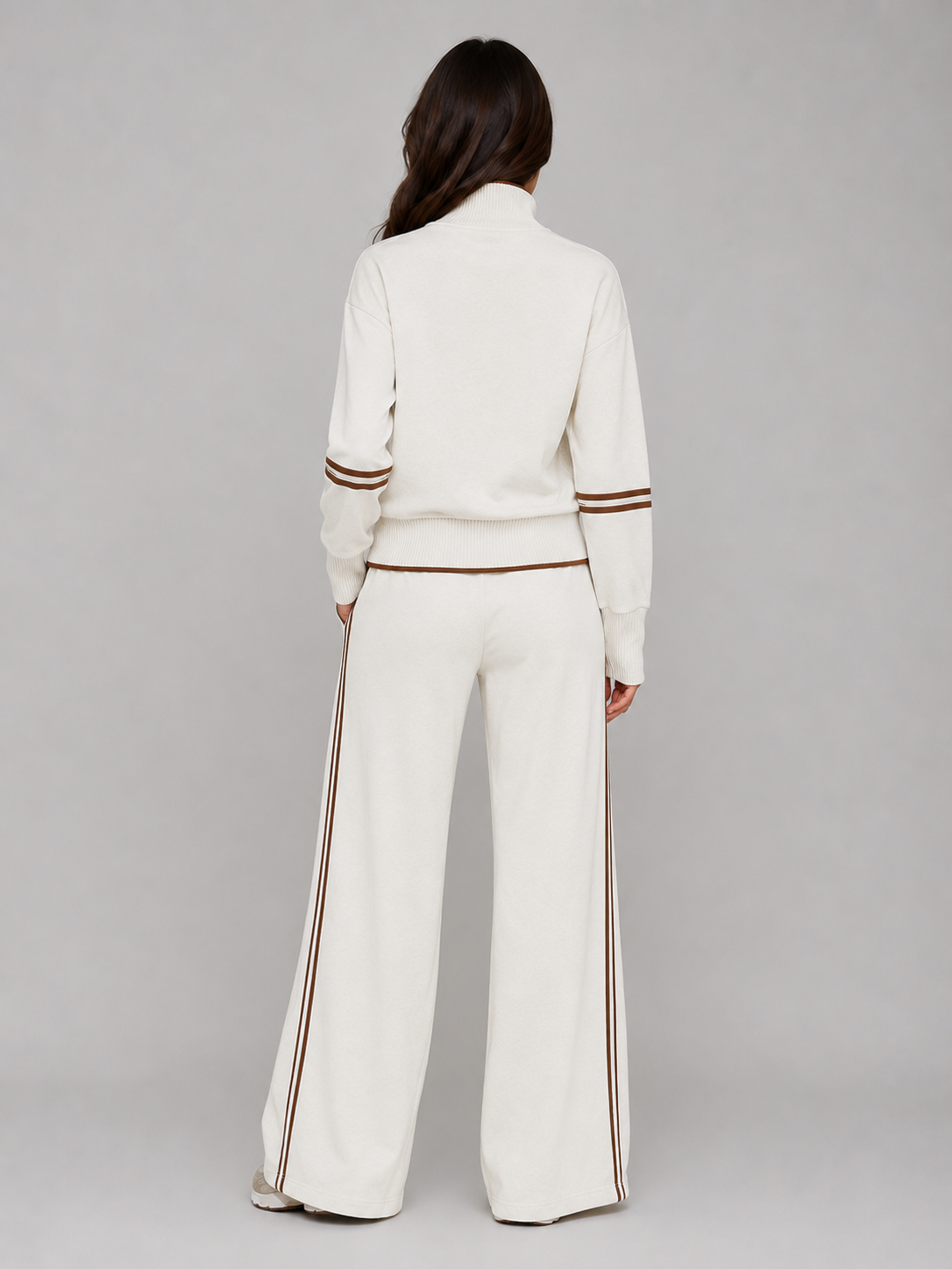 Melisande | Women's Half Zip Wide Leg Tracksuit