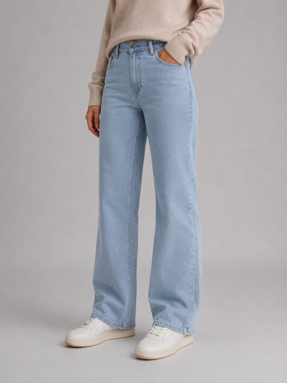 Emmalyn | Women's High-Waisted Wide Leg Jeans