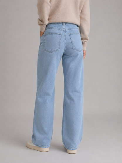 Emmalyn | Women's High-Waisted Wide Leg Jeans