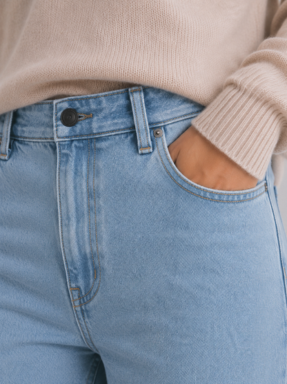 Emmalyn | Women's High-Waisted Wide Leg Jeans