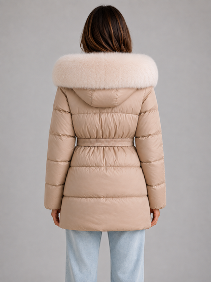 Briallen | Women's Faux Fur Trim Puffer Jacket