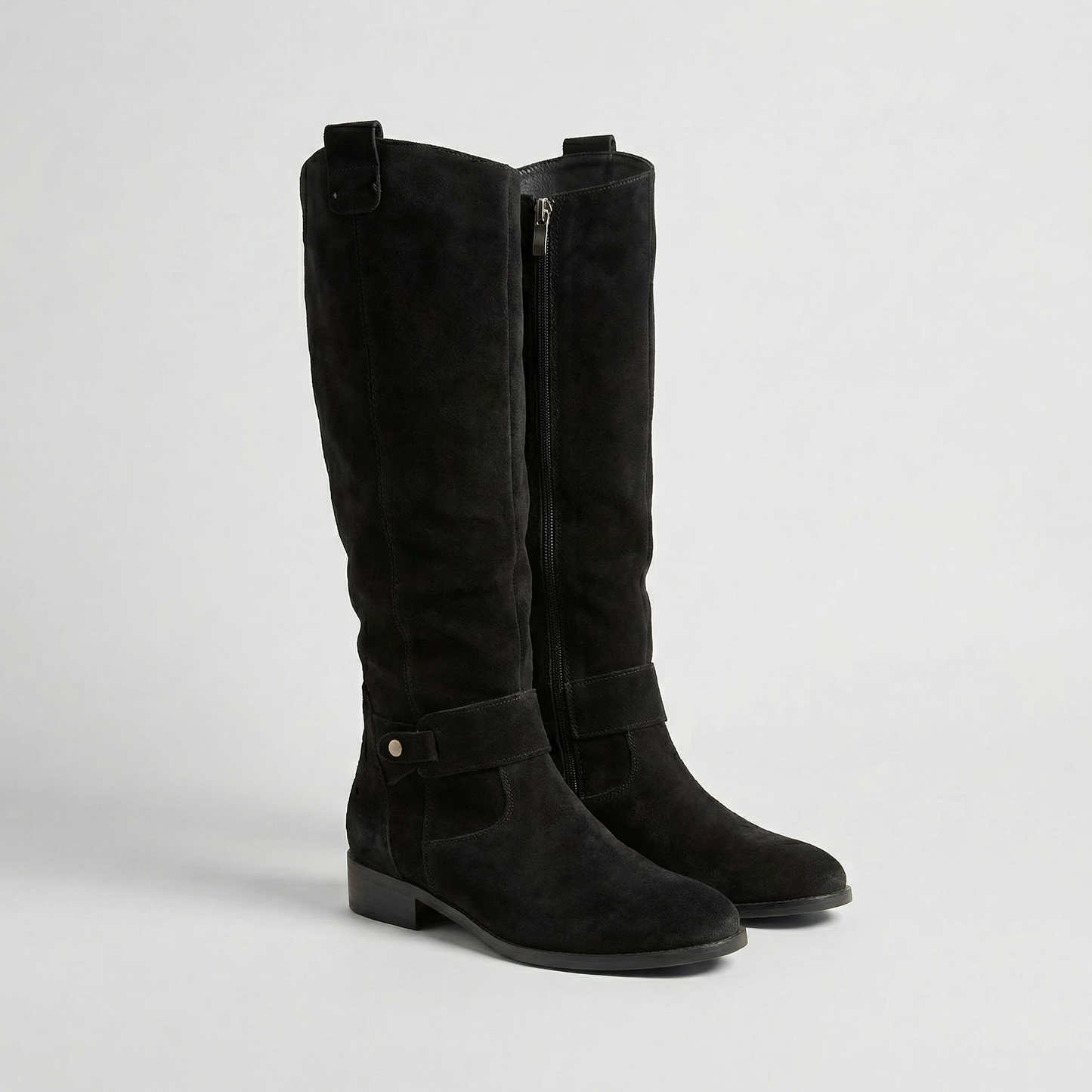Rowena | Women's Suede Look Slouch Boots
