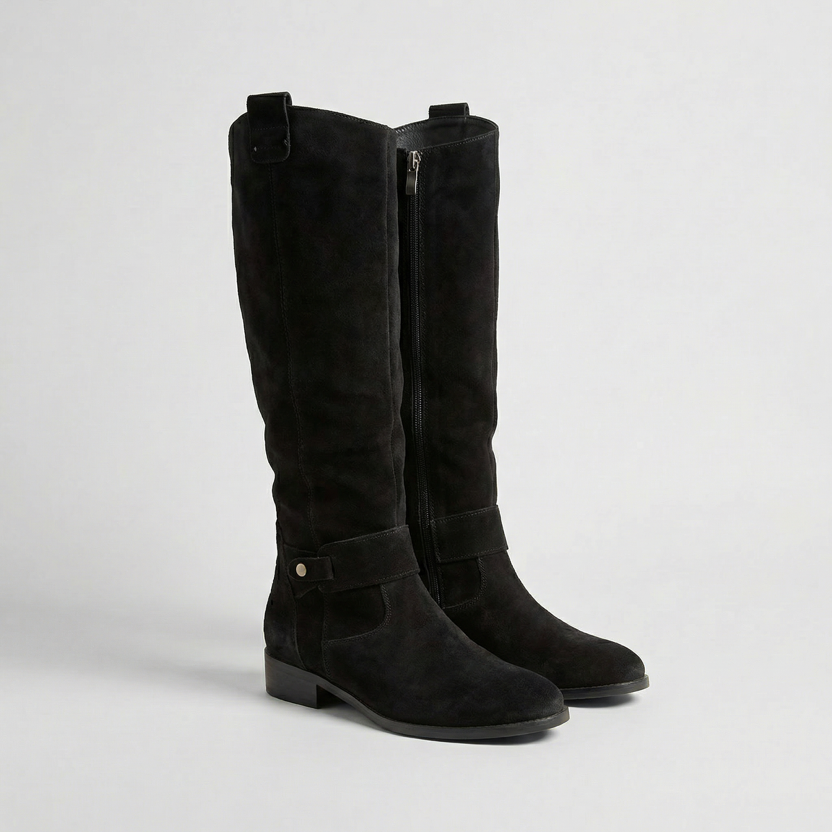 Isadora | Women's Suede Look Slouch Boots