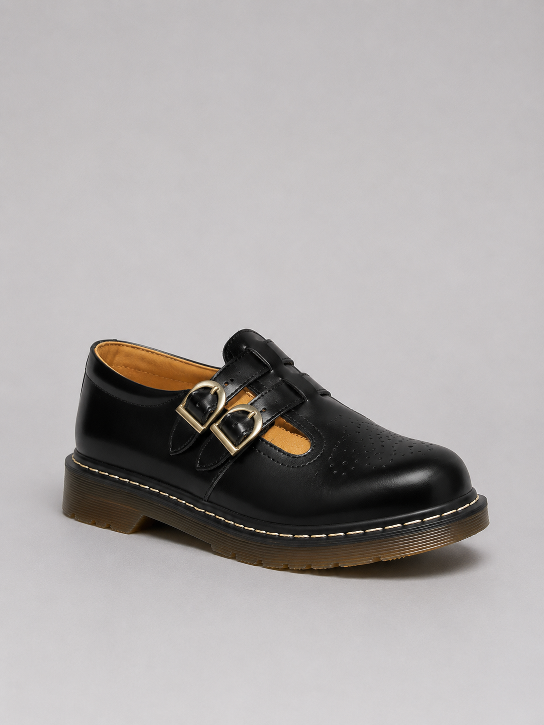 Maisie | Women's Double Buckle Mary Jane Flats