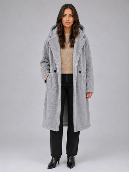 Sophronia | Women's Teddy Fleece Oversized Coat