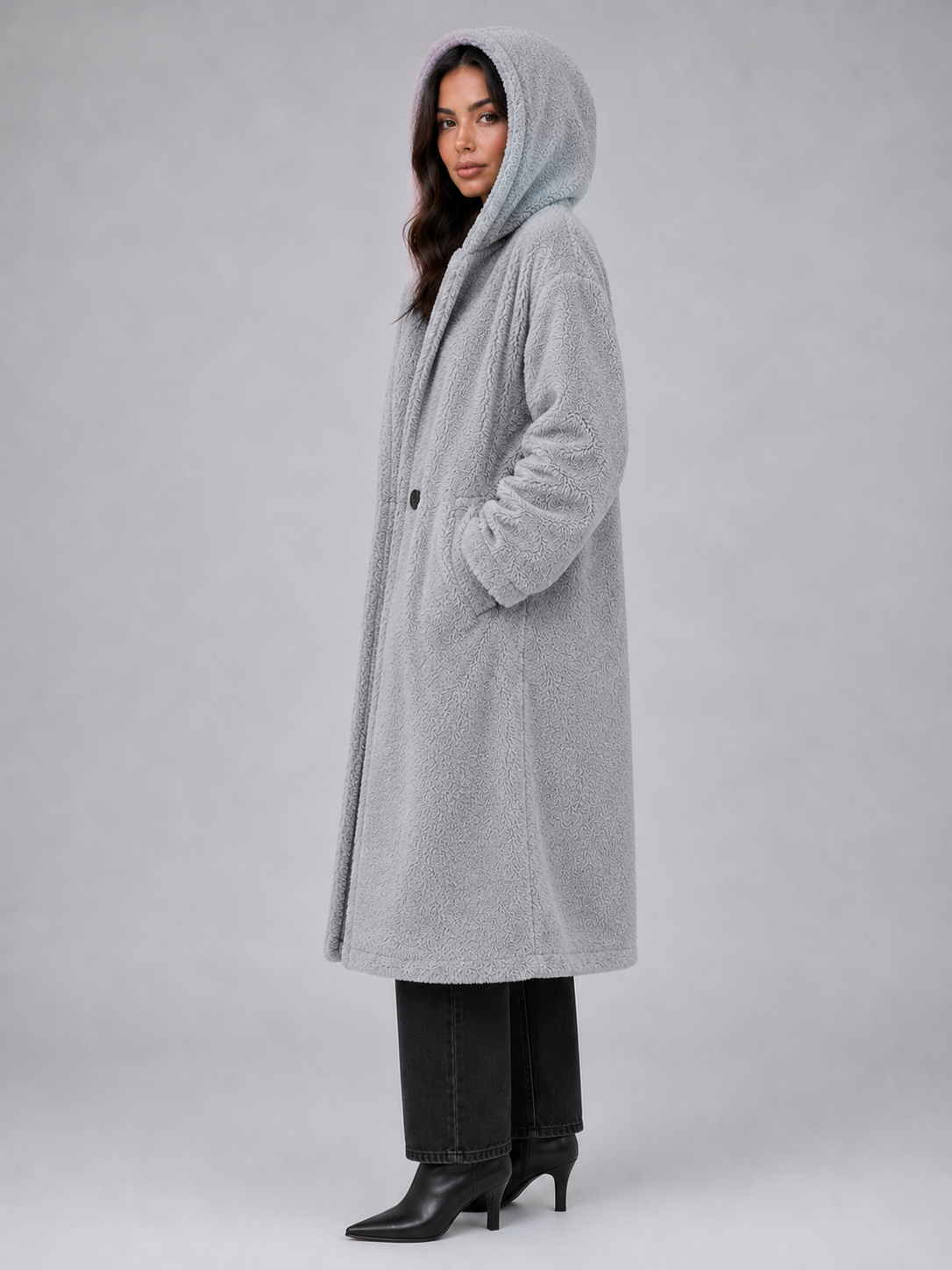 Sophronia | Women's Teddy Fleece Oversized Coat