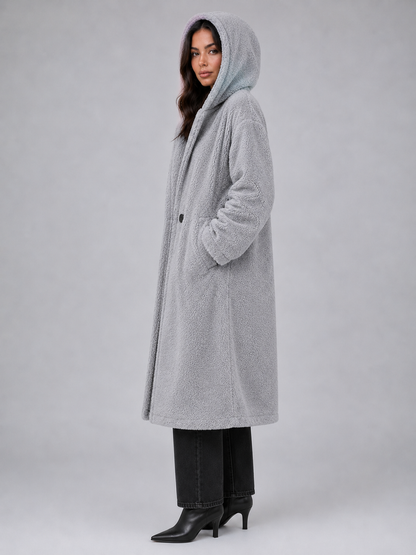 Sophronia | Women's Teddy Fleece Oversized Coat