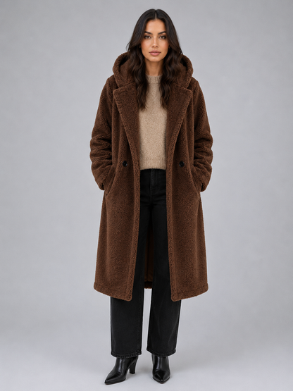 Sophronia | Women's Teddy Fleece Oversized Coat