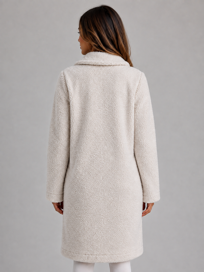 Egeria | Women's Teddy Fleece Longline Coat
