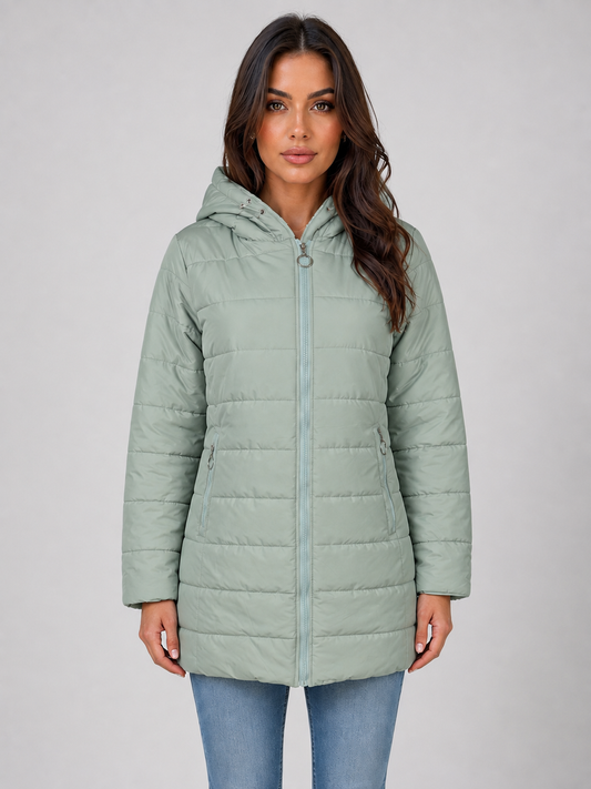 Sabina | Women's Quilted Hooded Puffer Jacket