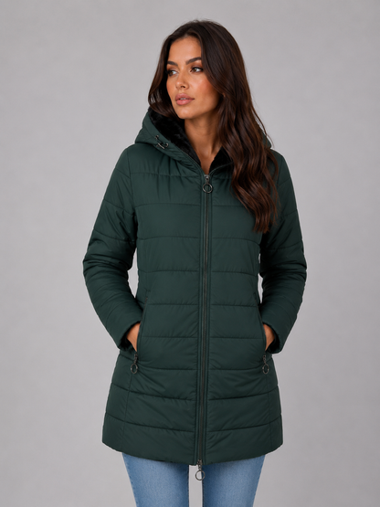 Sabina | Women's Quilted Hooded Puffer Jacket