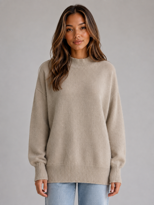 Adrianne | Women's Oversized Longline Knit Jumper