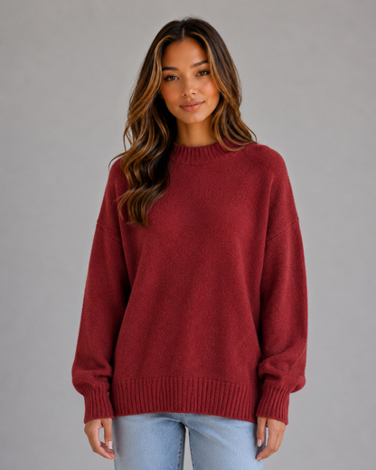 Adrianne | Women's Oversized Longline Knit Jumper