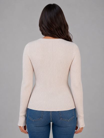 Blessing | Women's Ribbed Knit Cardigan