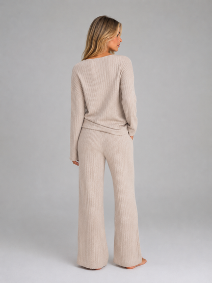Lydia | Women's Ribbed Knit Lounge Set