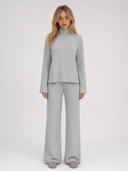 Erin | Women's Ribbed Knit Lounge Set