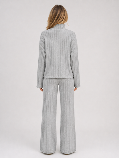Erin | Women's Ribbed Knit Lounge Set