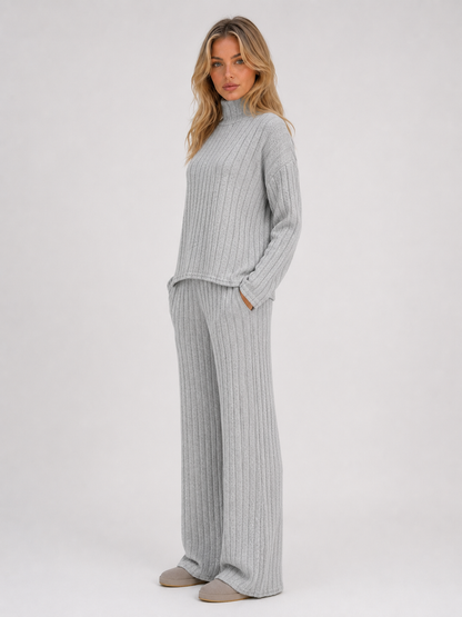 Erin | Women's Ribbed Knit Lounge Set