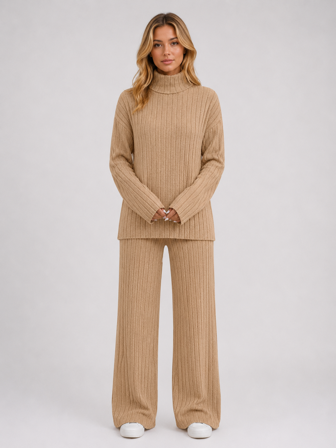 Erin | Women's Ribbed Knit Lounge Set