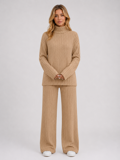 Erin | Women's Ribbed Knit Lounge Set
