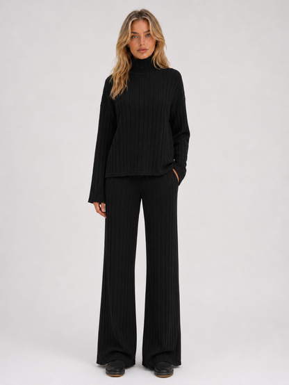 Erin | Women's Ribbed Knit Lounge Set