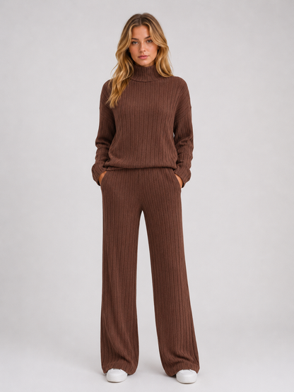Erin | Women's Ribbed Knit Lounge Set