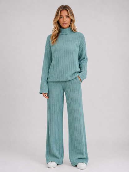 Erin | Women's Ribbed Knit Lounge Set