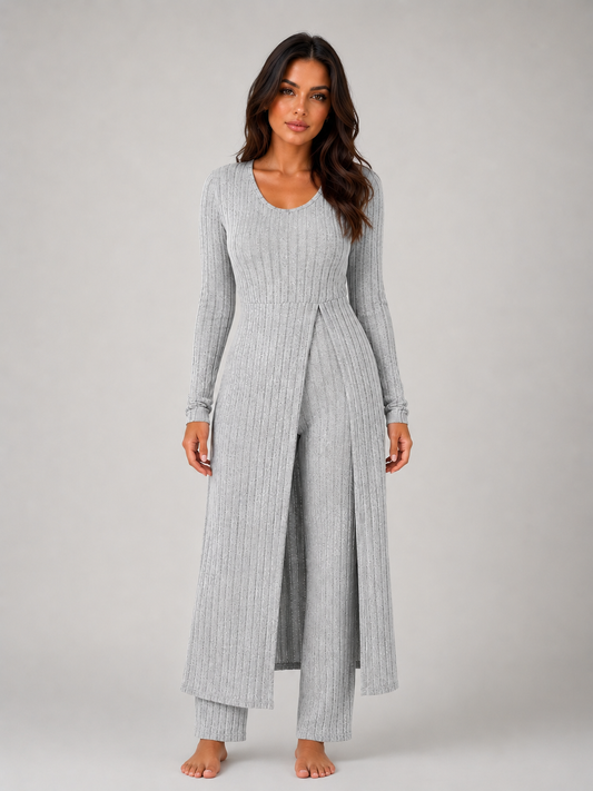 Nicolette | Women's Ribbed Relaxed Fit Lounge Set