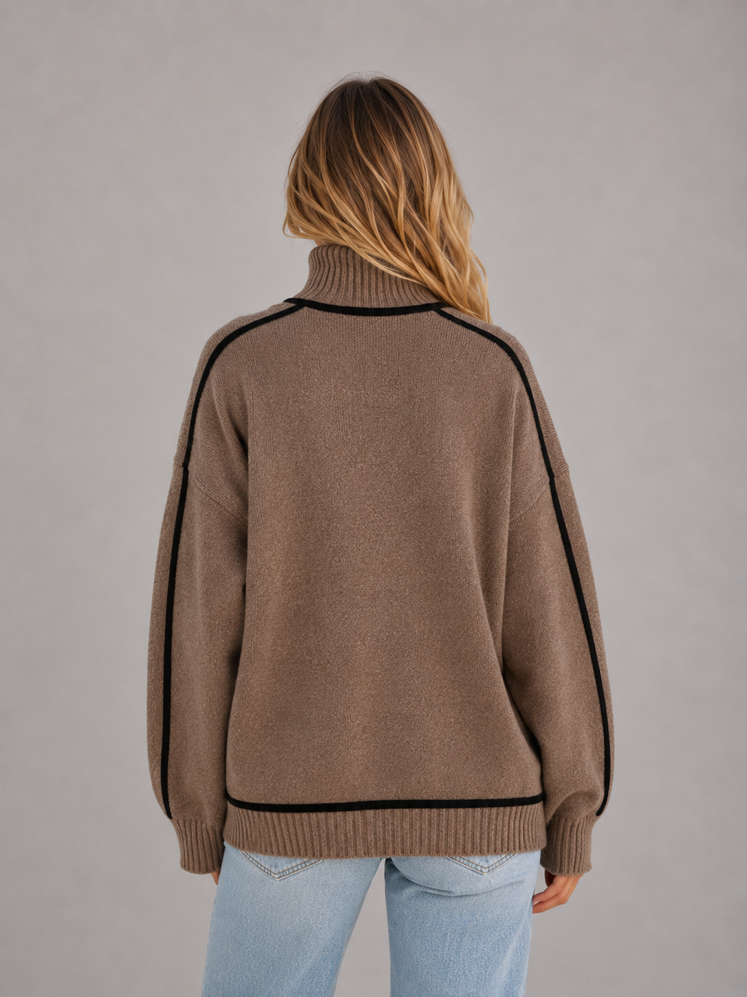 Minerva | Women's Oversized Roll Neck Jumper