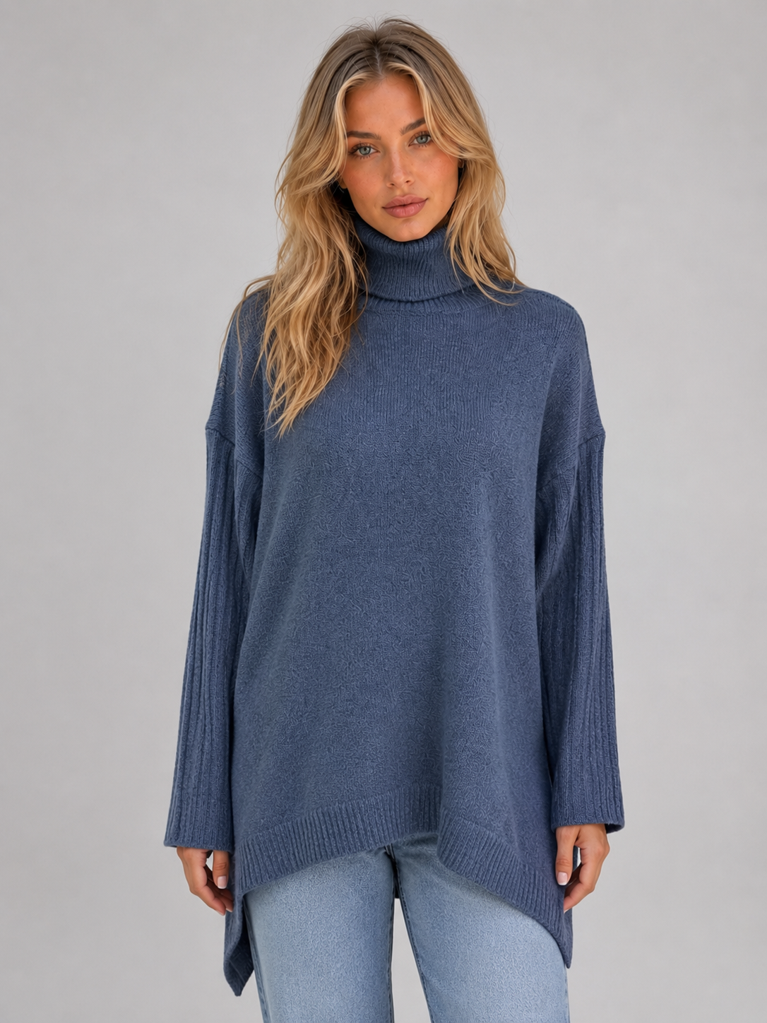 Renata | Women's Oversized Roll Neck Jumper
