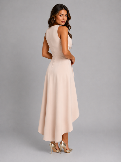Millicent | Women's V-Neck Wrap Maxi Dress