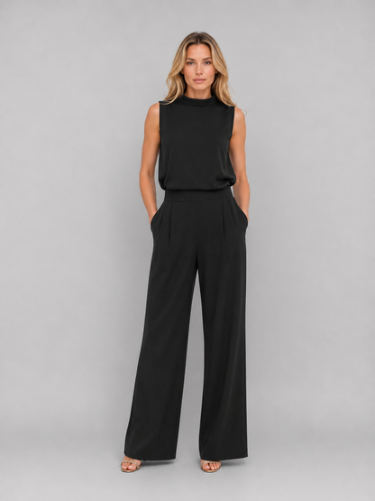 Henrietta | Women's Sleeveless Wide Leg Co-Ord Set